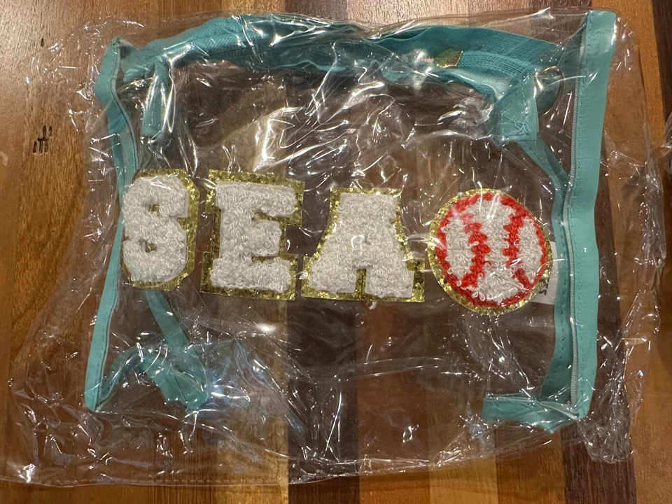 SEATTLE MARINERS 2025 День матери прозрачный сумочки/сумки подарок новый и запечатанный - Изображение 2 из 4