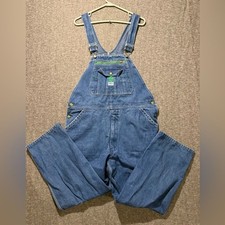 Liberty Denim Bib Overalls Men s 40x30 blue work farm comfort cotton durable