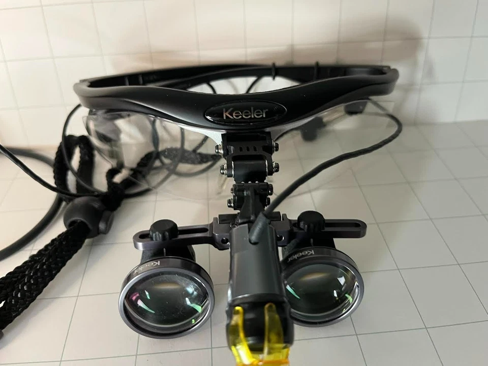 Genuino Keeler Galilean 3.0x 34cm/13" Lupas Dentales Gafas Médicas Marco Deportivo Foto 4 de 4