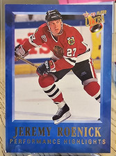 1992-93 Fleer Ultra Jeremy Roenick #12 Chicago Blackhawks