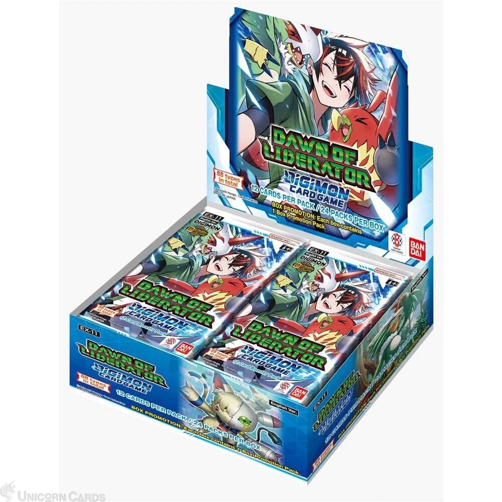 Digimon Card Game: Dawn of Liberator Extra Booster Display Box [EX-11]