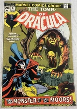 Original Comic The Tomb Of Dracula #6 Marvel Comics Group 1973