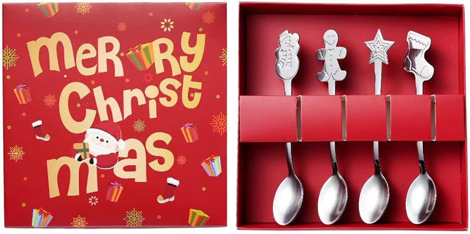 Cucchiaini Natalizi per Segnaposto e Regali: Stoviglie Natale Creative