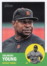 2012 Topps Heritage #25 Delmon Young