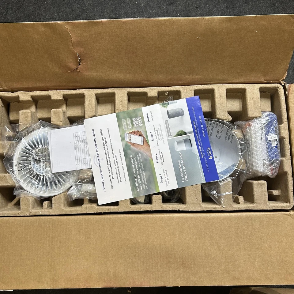 Monte Carlo 5LWDSM60RZWD Lowden Smart 60" Ceiling Fan, Matte White - Image 2 of 4