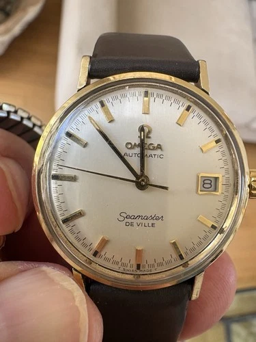 Vintage Omega Seamaster DeVille -Date-automatic, 34 MM, Gold Filled