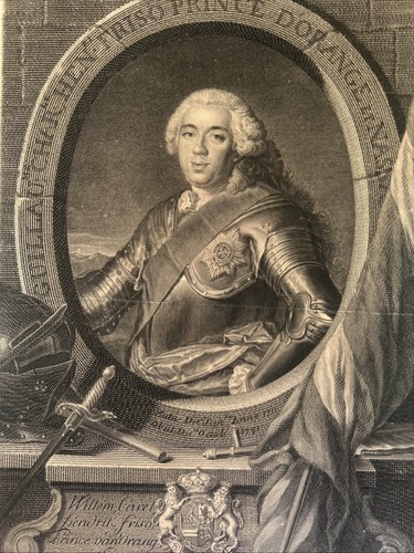 Guglielmo IV, principe d'Orange e di Nassau. Paesi Bassi Acquaforte 1751 - Picture 2 of 10