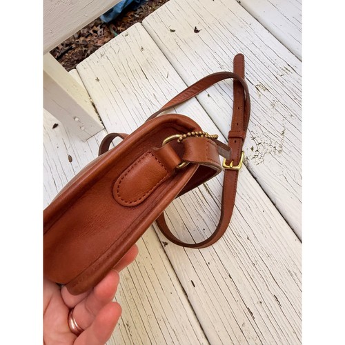 Vintage Coach Penny Pocket Crossbody Bag British Tan … - Gem
