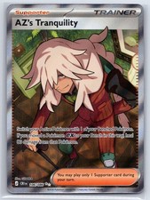 2026 POKEMON AZ'S TRANQUILITY 106/086 ULTRA RARE CHAOS RISING HOLO NEAR MINT