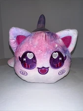 Celestial Galaxy Cat from the Aphmau MeeMeows  Plush Litter 4 series. 11in 