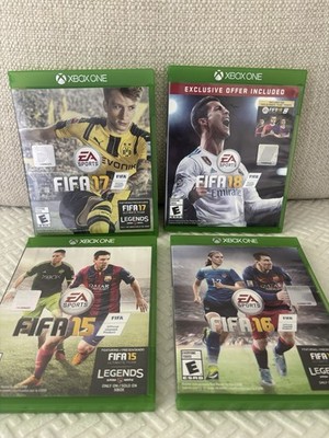 Xbox One Soccer Lot Of 4 FIFA 15 16 17 And 18