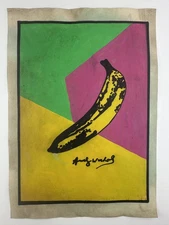 Andy Warhol COA Art Painting Original Drawing Vintage Paper Signed