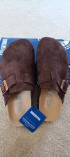 Brown Birkenstock Clogs Boston In Chocolate Brown Size UK 5