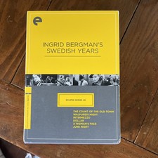 Ingrid Bergman's Swedish Years. Eclipse Series #46. Criterion 2018. 1st printing