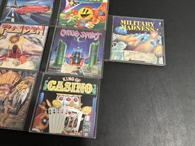 NEC TurboGrafx16 Console with OEM Controller 10 Games In Cases and Hookups Works