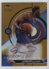 2023-24 Topps Finest Gold Refractor 21/50 Jalen Williams #FA-JW Auto 0fn0