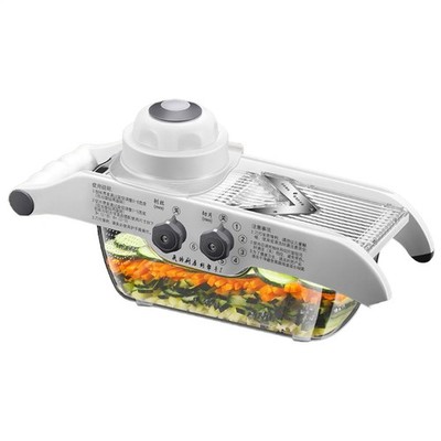 Multifunctional Lemon Slicer Vegetable Grater With Basket Fruit Potato Chopper