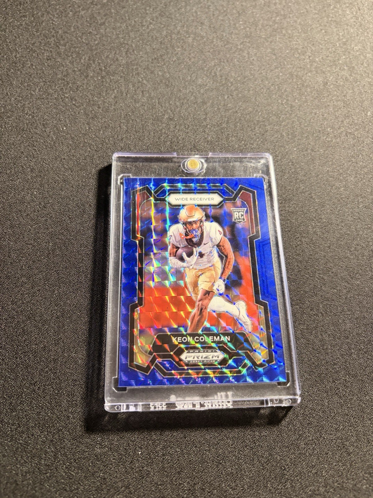 Keon Coleman Panini Prizm Draft Picks #120 Blue Finite