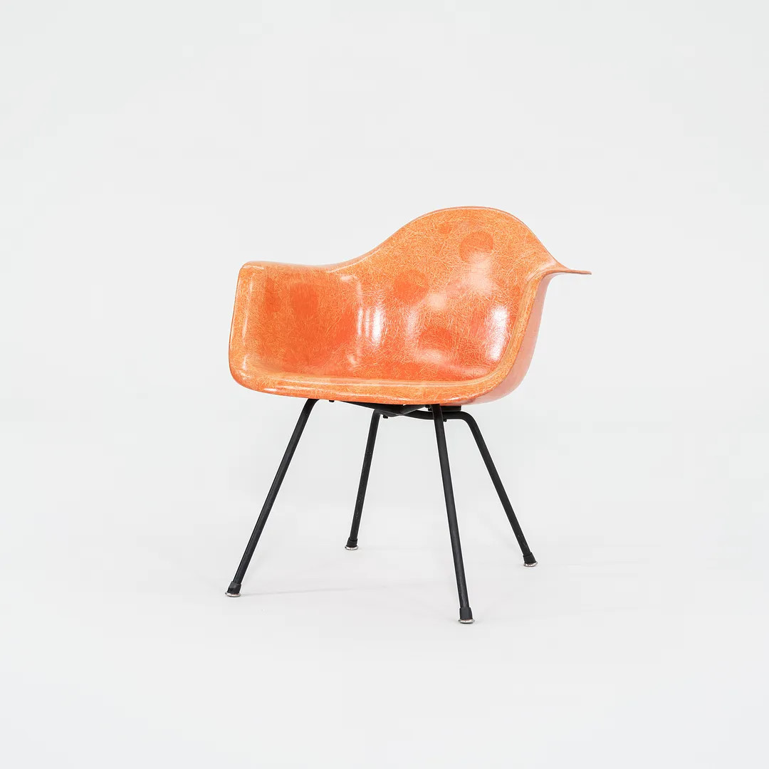 C. 1954 Eames Zenith Herman Miller MAX Arm Shell Chair in Red