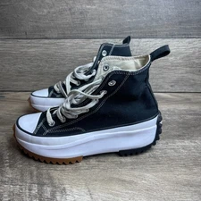 Converse Run Star Hike Hi 166800C Unisex M5/W6.5 Athletic Shoes Black White Gum