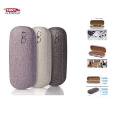 3-Pack Hard Shell Eyeglasses Case Large Reading Glasses Hard Case