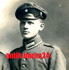 Portrait Soldat Feldgrau Feldflieger Bayern Edelweiß Mützenabzeichen Pilot T223