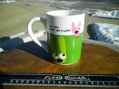 Vintage Hallmark Hoops & Yoyo Two Sided Ceramic Coffee Cup / Mug - Hard To Find!
