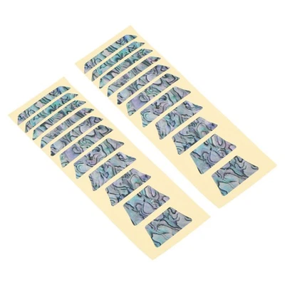 2 Pcs Stickers Pour Corps De Guitare Autocollant Instrument Musique - Photo 1/4