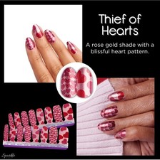 Color Street Nail Polish Strips, Thief Of Hearts, VALENTINE, New In Box, READ!!!