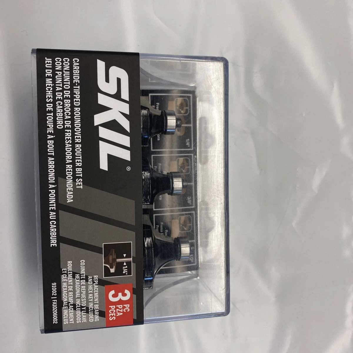 Set Di 30 Punte Per Fresa SKIL RTB7502 Con Inserti In Carburo - Gambo 1/4" Con Custodia