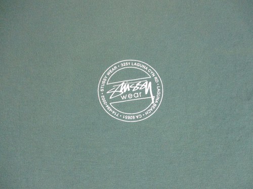 Stussy Shirt Mens Large Green Wear Laguna Beach Graphic Skate Streetwear Tee - Picture 3 of 14