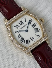 Cartier Tortue Chinoise Ladies Watch Factory Diamond 18ct Yellow Gold 26mm 2306