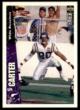 1996 Collector's Choice Cris Carter Minnesota Vikings #154