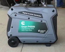 NEW Cummins Onan P4500 4500W Digital Inverter Portable Gas Generator A058U955