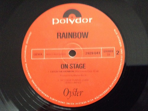 Rainbow - On Stage 2Lp 1977 Oyster/Polydor 2675 142 West Germany Press - Foto 7 di 11