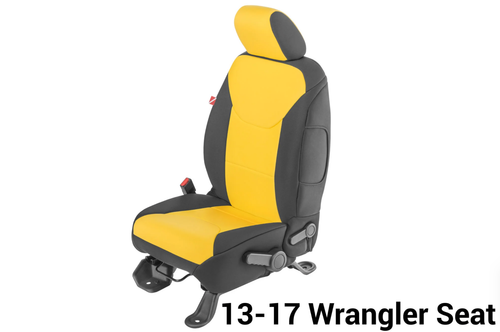 Complete Neoprene Front & Rear Seat Covers for 2013-2017 Jeep Wrangler Unlimited - Picture 6 of 11
