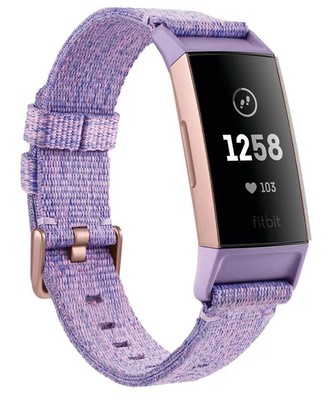 Fitbit ,Charge 3 Special Edition Tracker , Heart Rate - Lavender ...