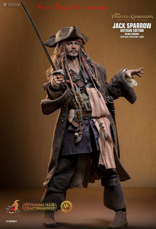 Hot Toys 1/6 Dx39ae Pirates Of The Caribbean 5 Jack Sparrow