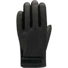 Racer Tuxedo Summer Motorcycle Motorbike Leather Gloves Black / Black