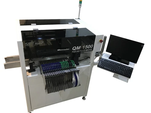 SMTmax QM1500 Pick and Place Machine | Dual Head Automatic PCB Assembler 2500PPH