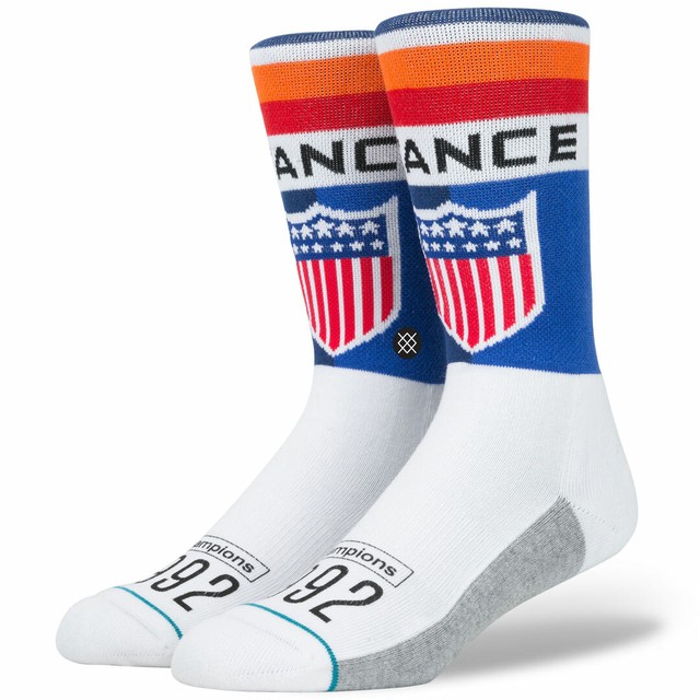 Stance "Decathlon" Classic Crew Socks (Navy) Men's Track Sportswear