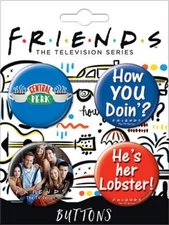 FRIENDS® The TV Series 4 Piece Button Set RAA