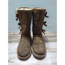 Koolabura by UGG Girls Size 2 Victoria Tall Winter Boots Cognac