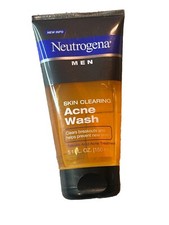 Neutrogena Men Skin Clearing Daily Acne Face Wash 5.1 fl oz, DISCONTINUED NEW 