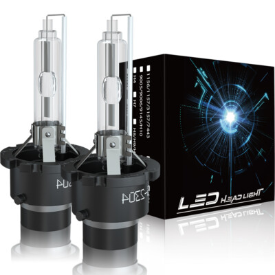 Pair D2S D2R LED Headlight Bulb Replace HID Xenon White 6000K Conversion Kit
