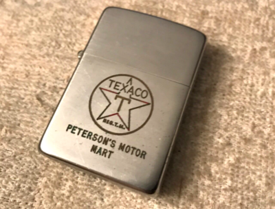 1955 1956 TEXACO Lighter Zippo OIL AND GAS Motor Mart | eBay