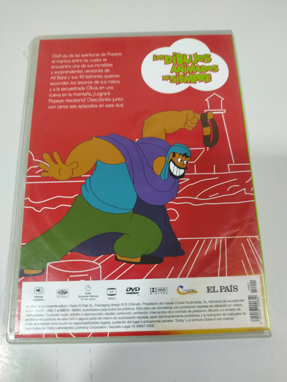 Popeye El Marino I - DVD Español Region 2 - AM