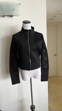 Alo yoga Black Athletic Yoga Jacket Zip-Up Stretch Size Medium