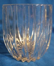Mikasa Crystal Park Lane Executive Double Old Fashion Glass 4" Tall Clear Glass