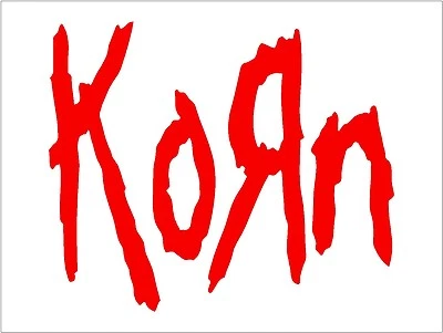 ORACAL Korn Vinyl Decal KoЯn Nu Metal Band Car Window Laptop Guitar Sticker